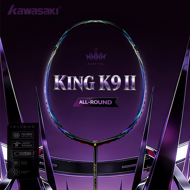 Badminton Racket Carbon - Raket Bulu Tangkis Kawasaki KING K9