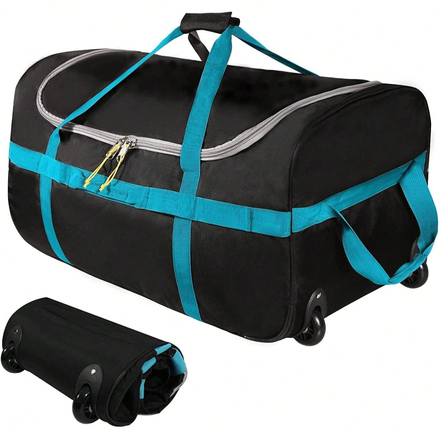 Sports Equipment Bag With Wheels - Tas Perjalanan 85L Dengan Roda, Tas