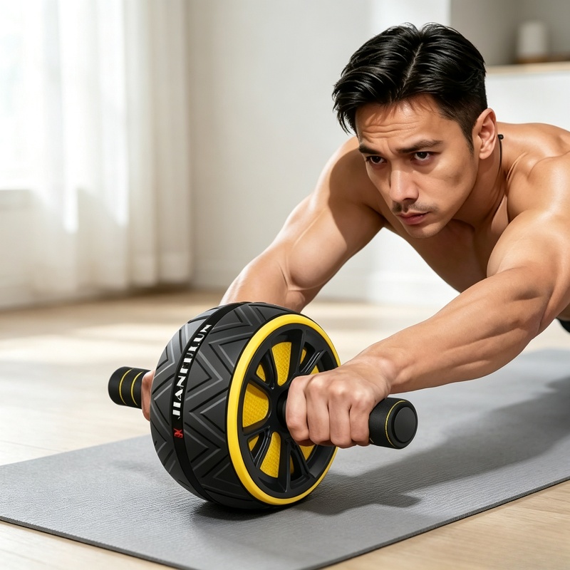 Sports Equipment Website - Roda Ab Roller Anti-Selip, Alat Latihan