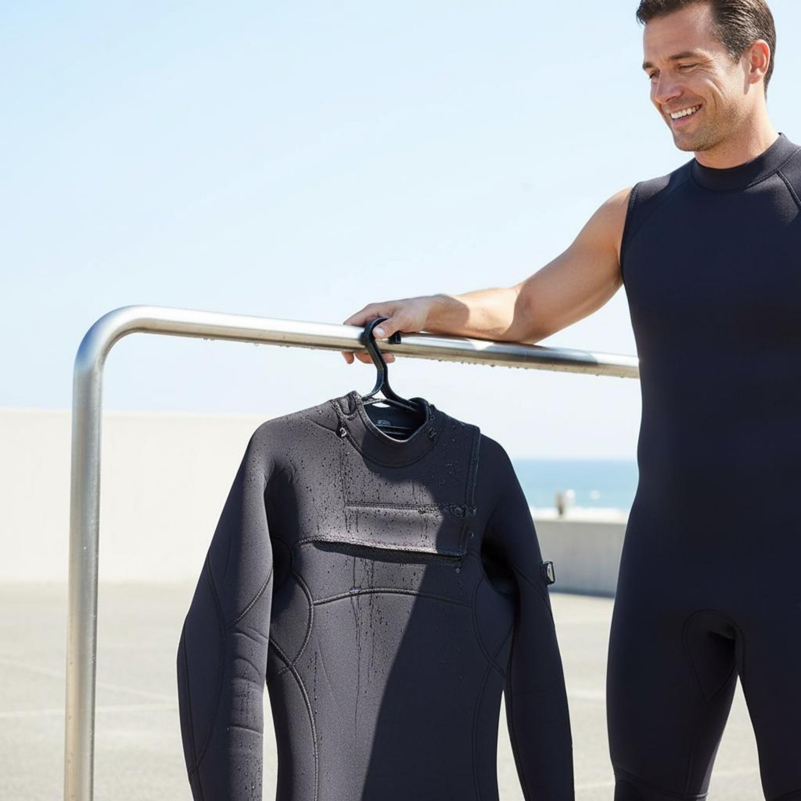 Sports Equipment Drying Rack - Gantungan Baju Selam Tahan Lama, Aksesori