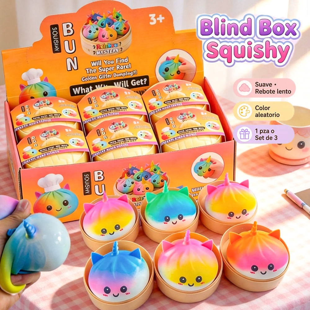 Sports Equipment Box - Mainan Squishy Unicorn Pelangi Besar Baru