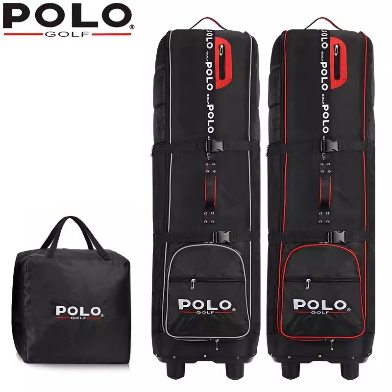 Sports Equipment Bag With Wheels - POLO. Tas Golf Aviation Tas Golf
