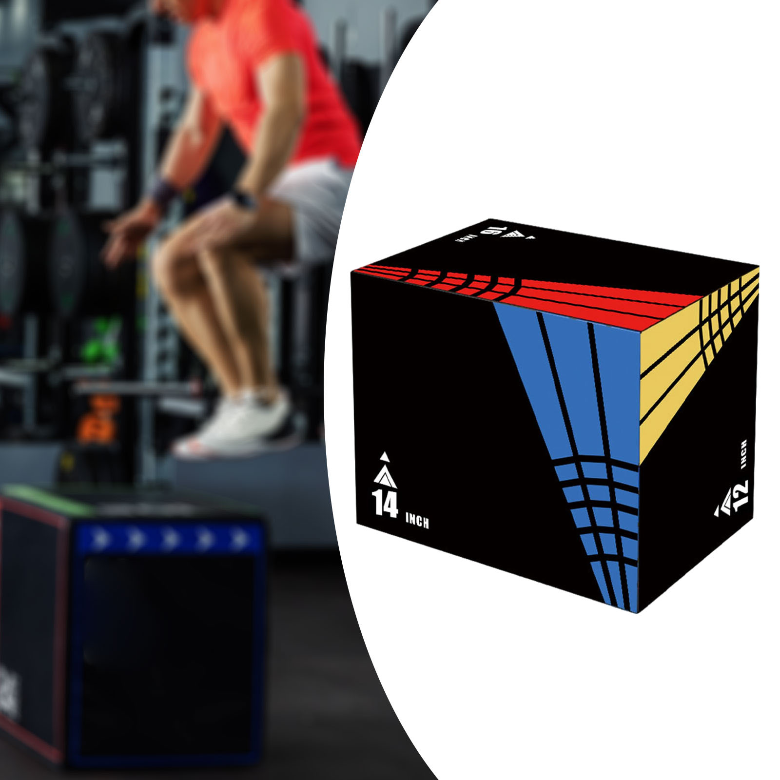 Kotak Lompat Plyometric 3-in-1 - Sports Equipment Website ulasan dan harga