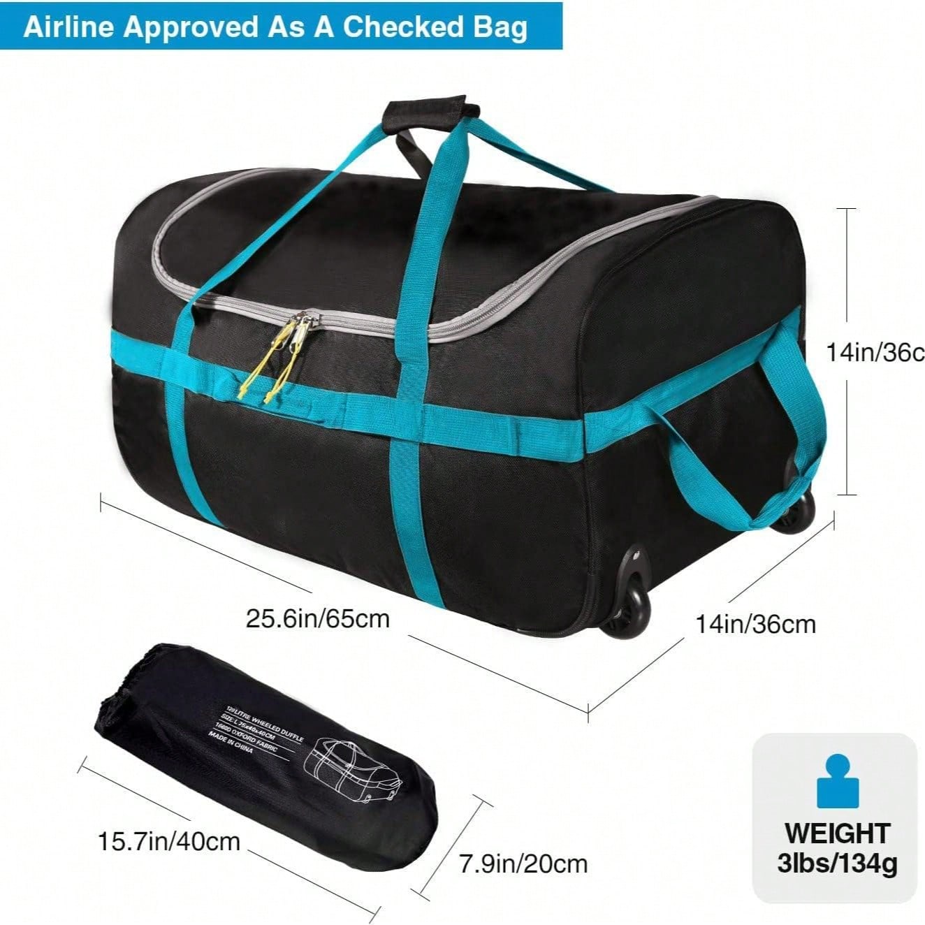 Tas Perjalanan 85L Dengan Roda - Sports Equipment Bag With Wheels ulasan dan harga