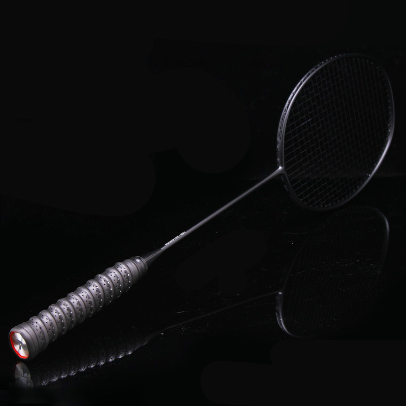 Set Raket Bulu Tangkis Serat K - Badminton Racket Carbon ulasan dan harga
