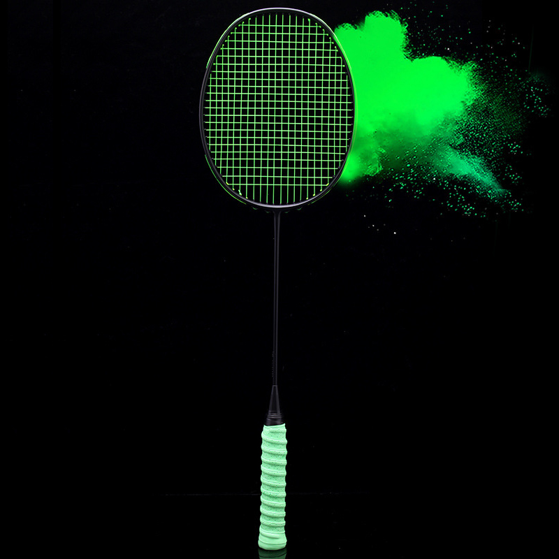 Set Raket Bulu Tangkis Serat K - Badminton Racket Carbon ulasan dan harga