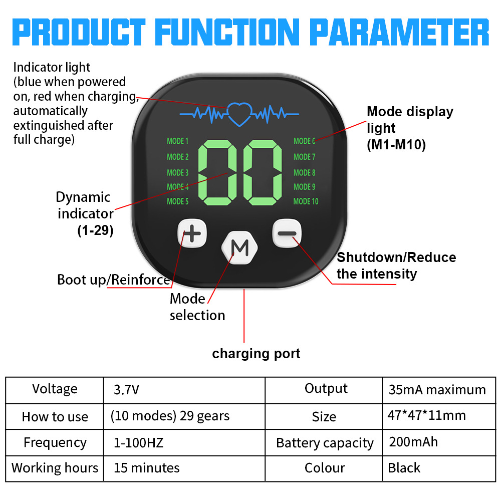 EMS Stimulator Otot Pelatih Pe - Sports Equipment Website ulasan dan harga